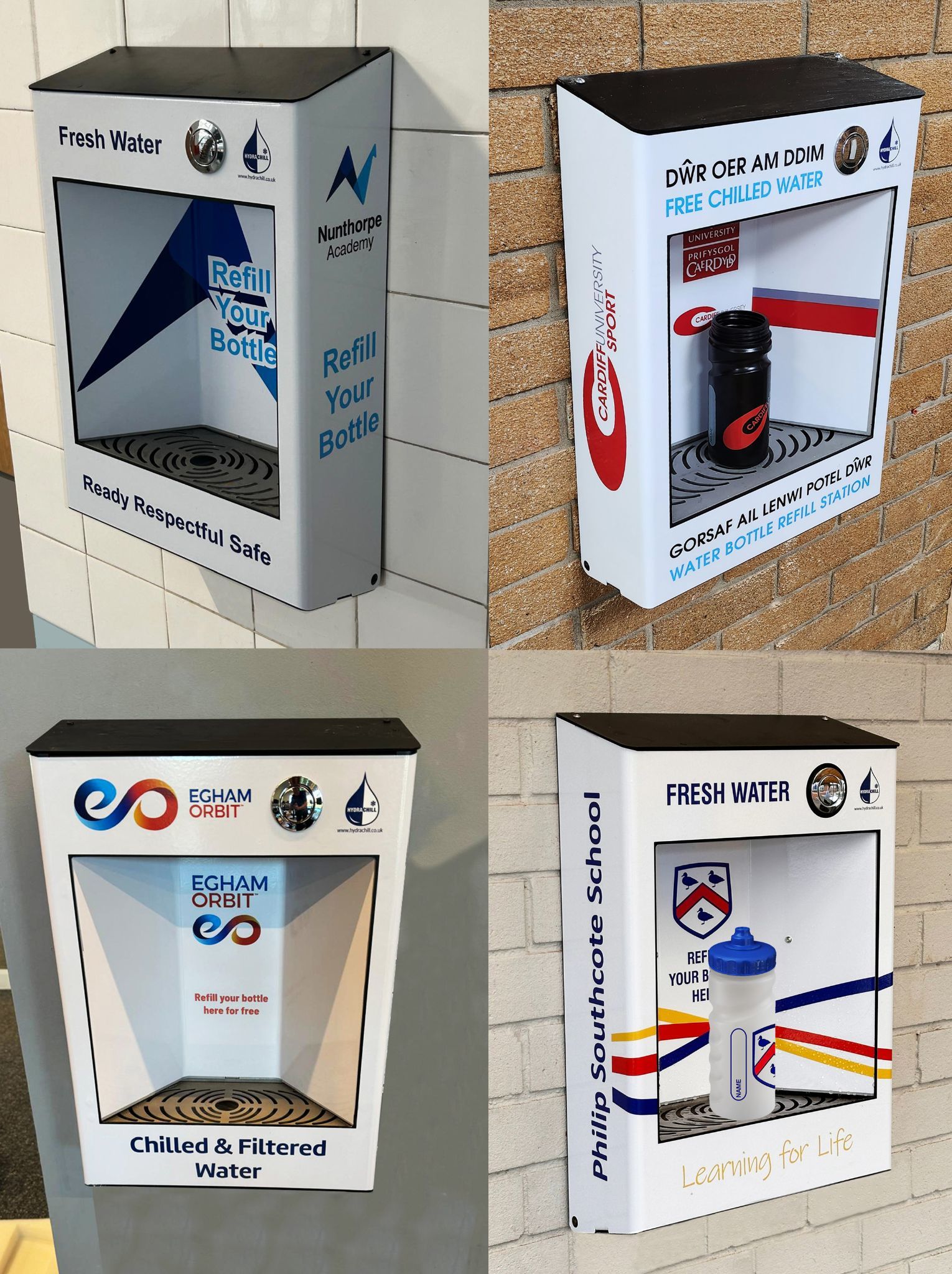 Wall Mounted Units - Water Bottle Refilling Stations : Hydrachill