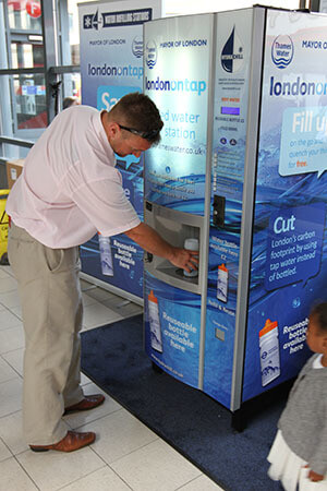  Hammersmith becomes UK's first station to offer free drinking water system for commuters